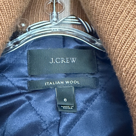 J. Crew Camel Wool Blend Coat - Picture 2 of 6